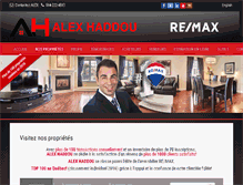 Tablet Screenshot of alexhaddou.com